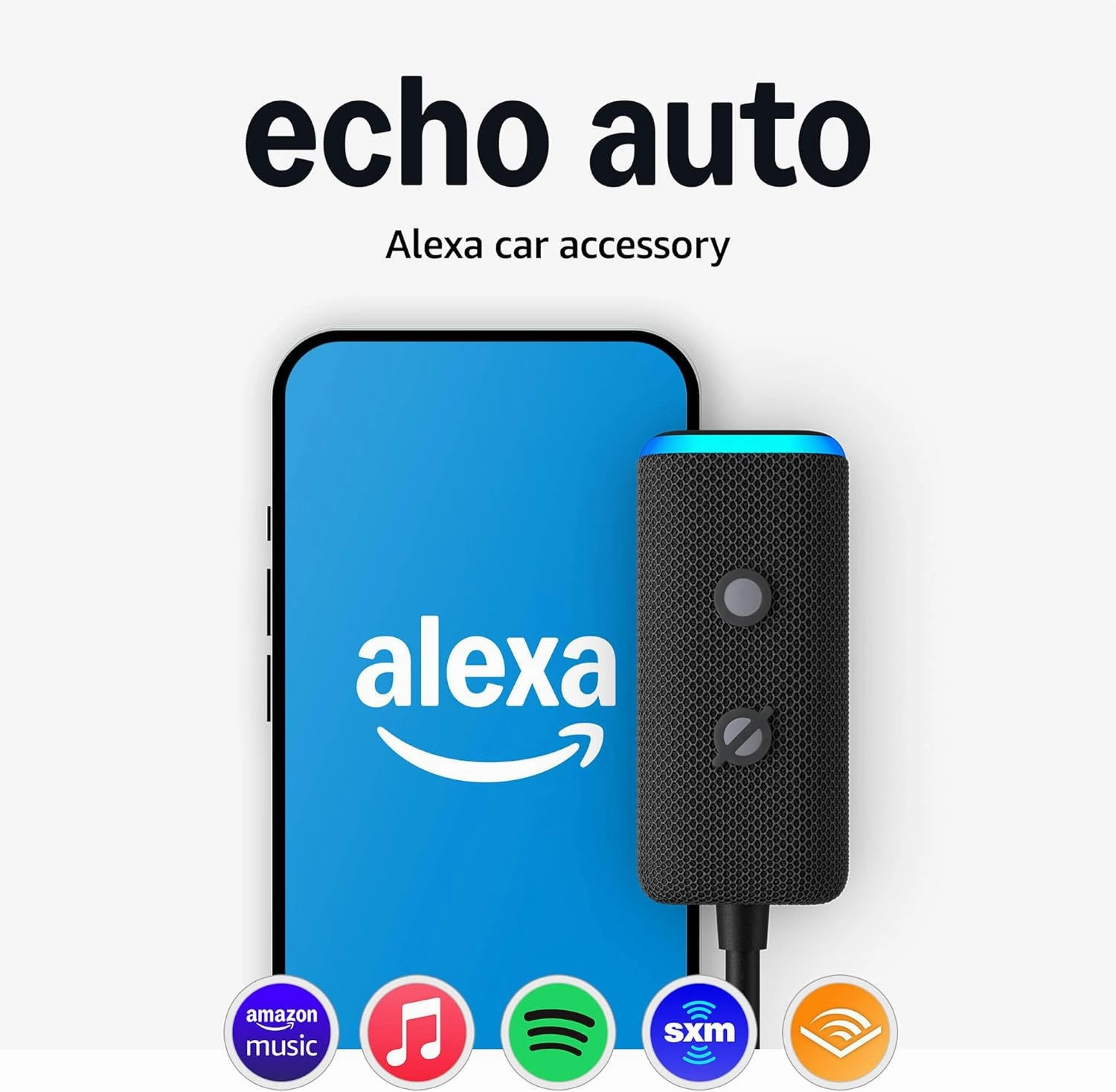 Like-New Amazon Echo Auto (newest model), Add Alexa to your car