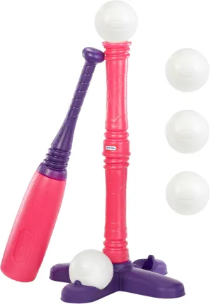 Little Tikes T-Ball Set, Pink, 5 Balls, for Toddlers Ages 18  Months – Amazon Exclusive