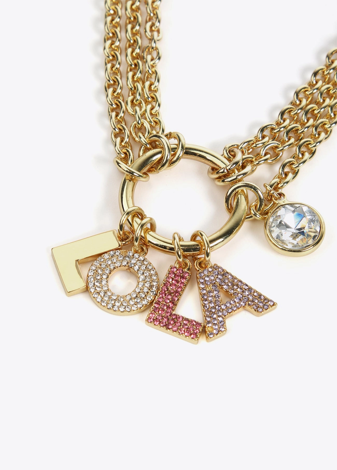 LOLA letter necklace