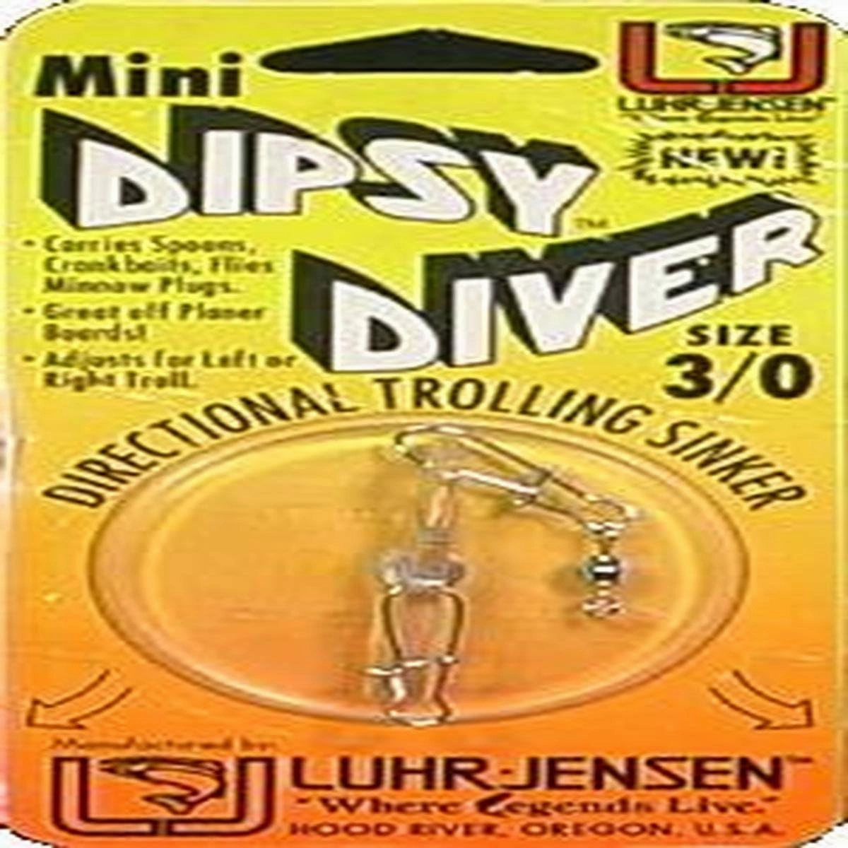 Luhr Jensen1 Dipsy Diver Silver/Silver Bottom