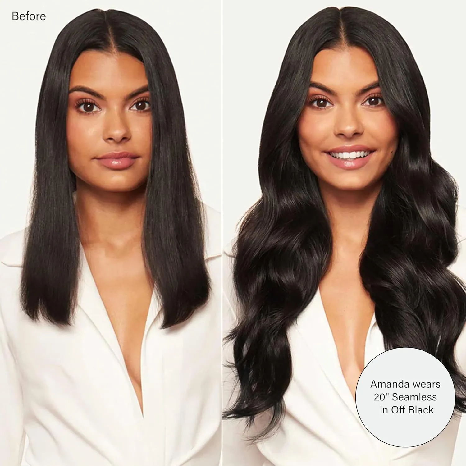 Luxy 100% Remy Human Hair - Seamless Clip-In Hair Extensions - Multi-Dimensional Color for Natural Blending, Adds Volume & Length 160 grams 16" Mocha Brown Seamless