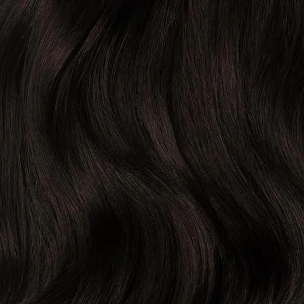 Luxy 100% Remy Human Hair - Seamless Clip-In Hair Extensions - Multi-Dimensional Color for Natural Blending, Adds Volume & Length 160 grams 16" Mocha Brown Seamless
