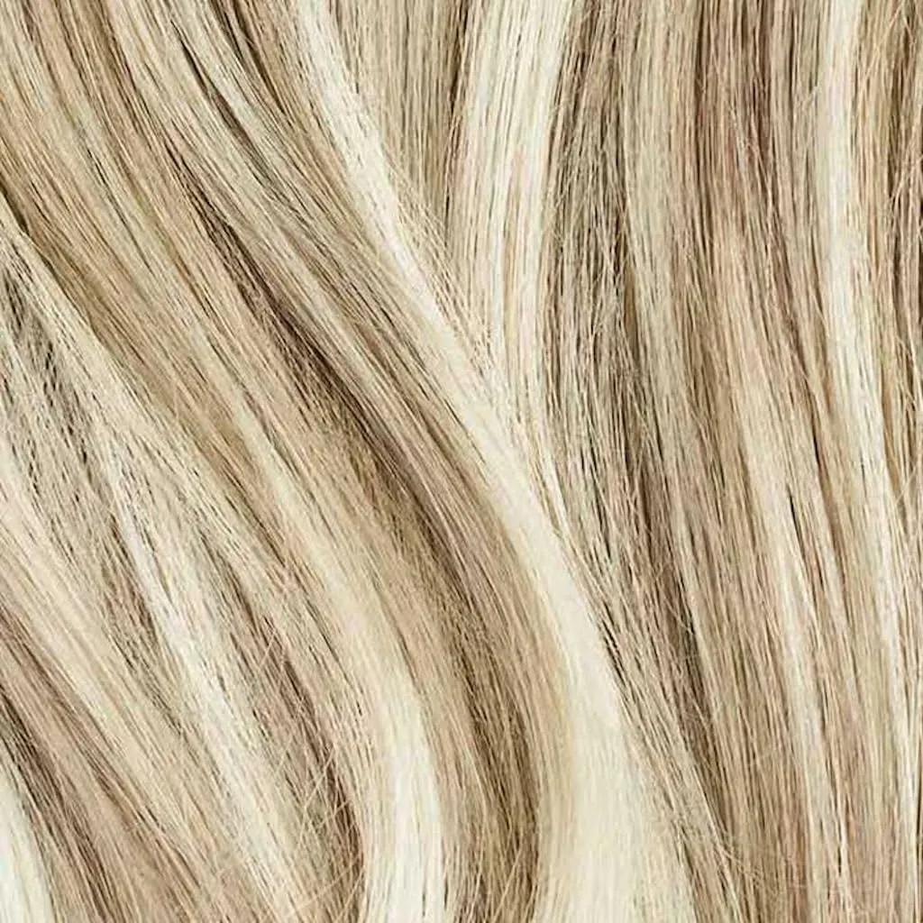 Luxy Hair 24" Beige Blonde Balayage Classic Clip-In Hair Extensions (240 grams) 100% Remy Human Hair, Natural,Volume, 10-Piece Set, Blends Easily