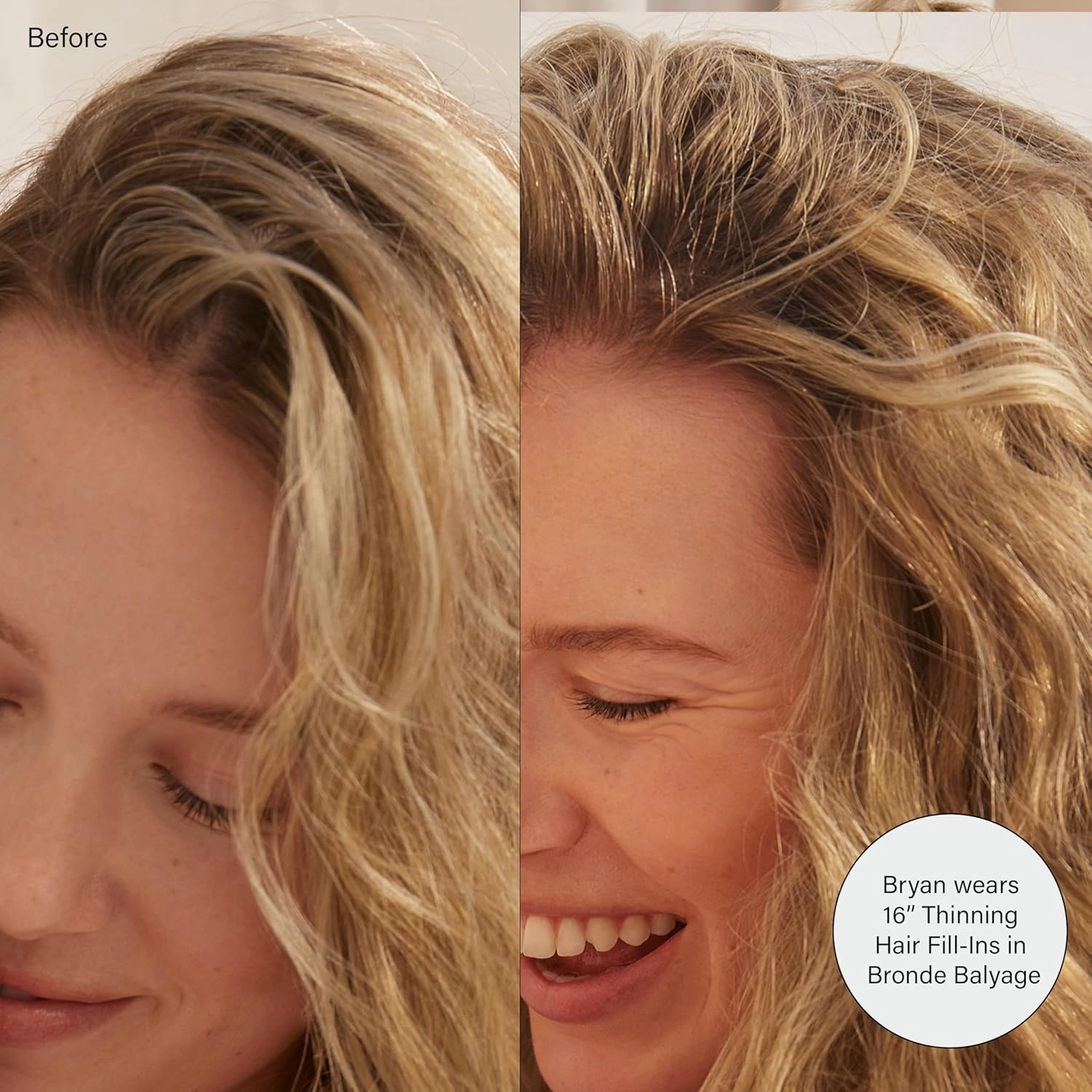 Luxy 100% Remy Human Hair Extensions for Thin Hair Thinning Hair Fill-Ins – 6 Seamless Wefts Multi-Dimensional Color Blend - Natural-Looking Volume & Coverage 80 grams 16" Bronde Balayage Thinning