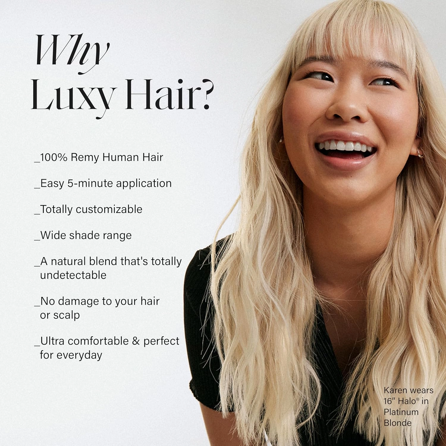 Luxy 100% Remy Human Hair Extensions for Thin Hair Thinning Hair Fill-Ins – 6 Seamless Wefts Multi-Dimensional Color Blend - Natural-Looking Volume & Coverage 80 grams 16" Bronde Balayage Thinning