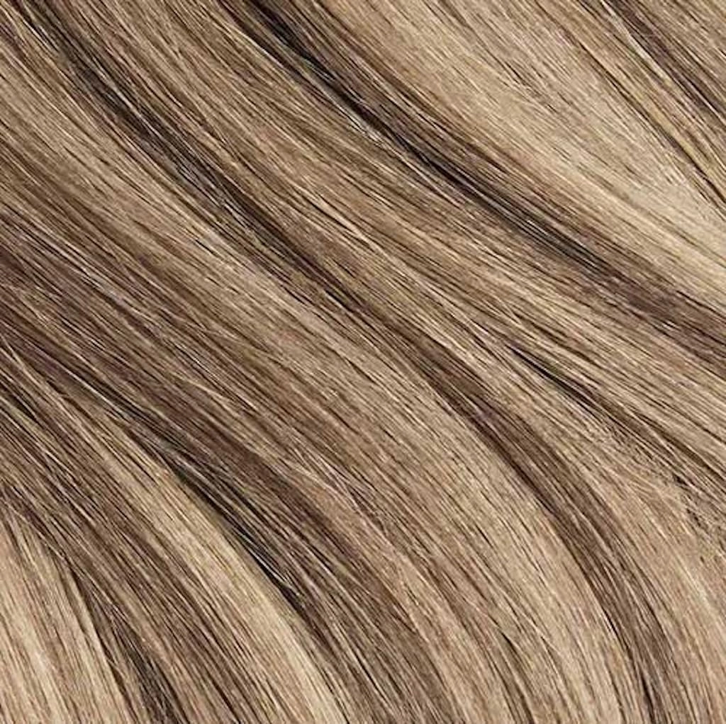 Luxy 100% Remy Human Hair Extensions for Thin Hair Thinning Hair Fill-Ins – 6 Seamless Wefts Multi-Dimensional Color Blend - Natural-Looking Volume & Coverage 80 grams 16" Dimensional Natural Blonde