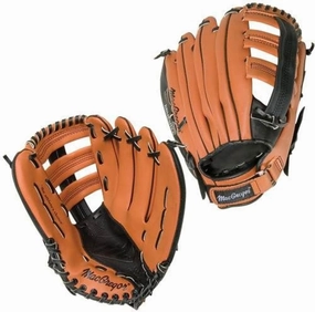 MacGregor Youth Fielder's Glove, Fits on Left Hand, Orange, 12 1/2-Inch