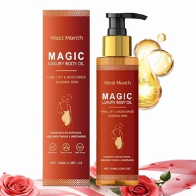 Magic Body Firming Oil, Magic Luxury Body Oil- Intense Hydration & Skin Tightening for Full Body Care- For All Skin Types