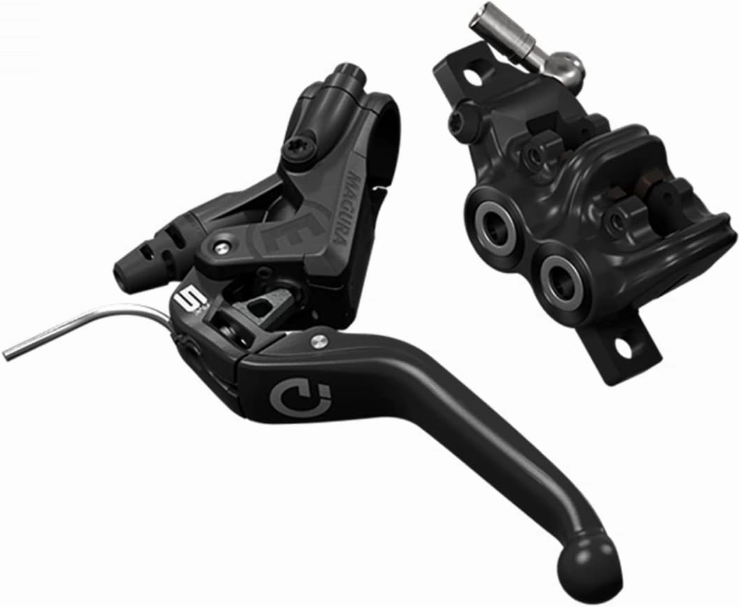 MAGURA MT5e Scheibenbremse VR/HR Ausführung Schalter: HIGO-Schliesser, Bicycle Brake, Unisex-Adult, Black, One Size