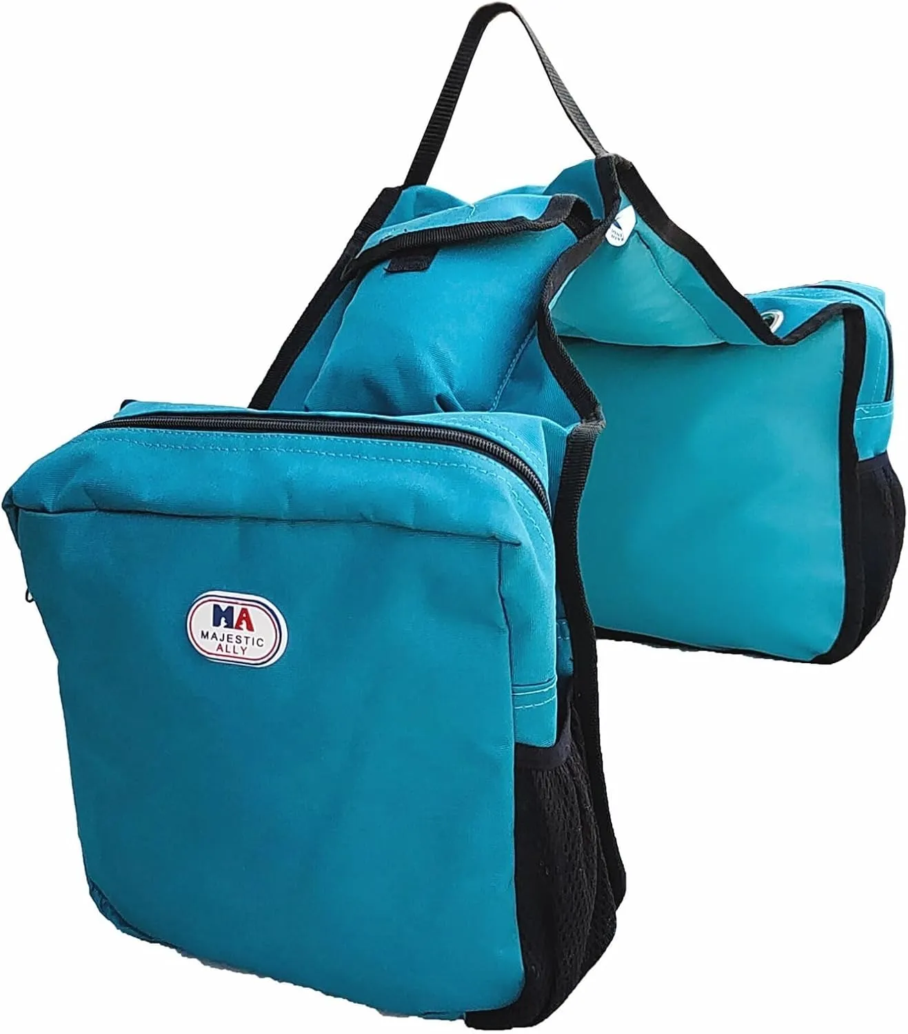 Majestic Ally 1000D Nylon Saddle Bag for Horseback Riding