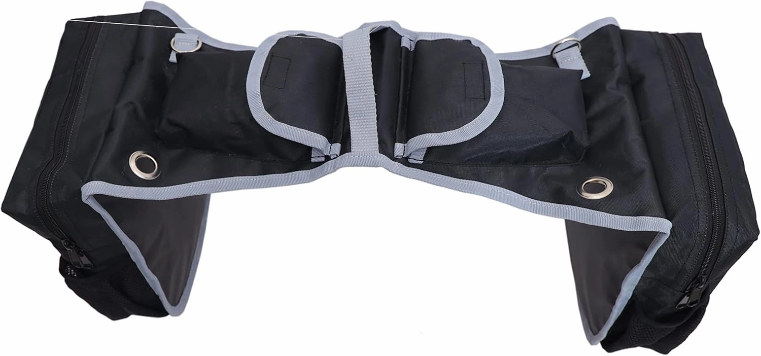 Majestic Ally 1000D Nylon Saddle Bag for Horseback Riding