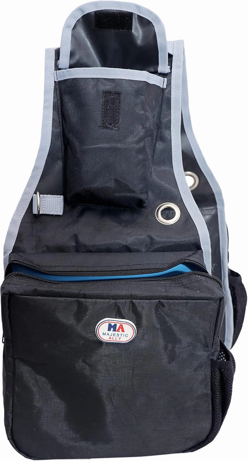 Majestic Ally 1000D Nylon Saddle Bag for Horseback Riding