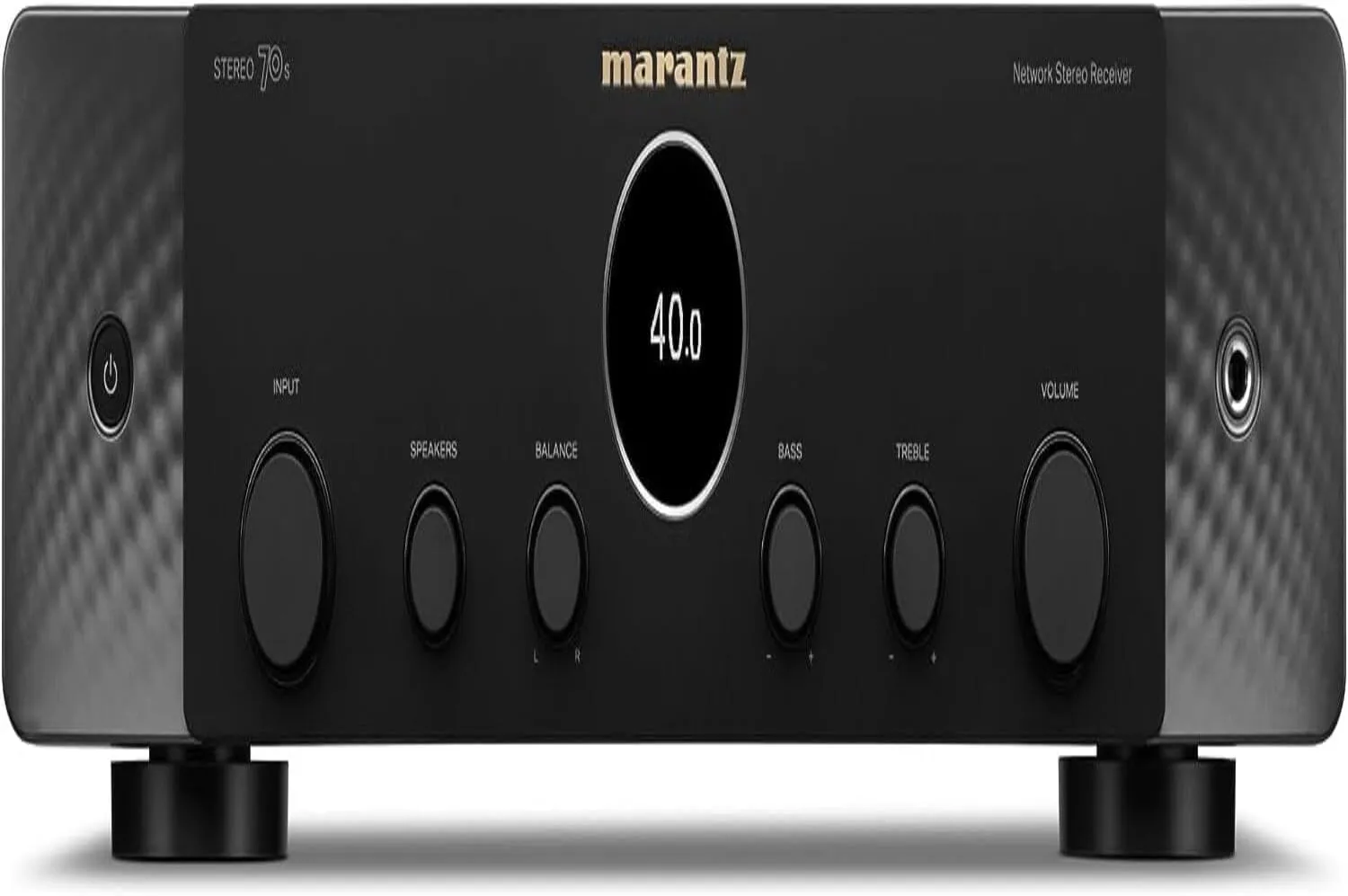 Marantz STEREO 70s 2-Ch AV Receiver (75W X 2) - 4K/120 and 8K Compact Home Theater Receiver, Class A/B Amplification, Supports Spotify Connect, Airplay 2, Bluetooth, & More via Wi-Fi & HEOS Multi-Room