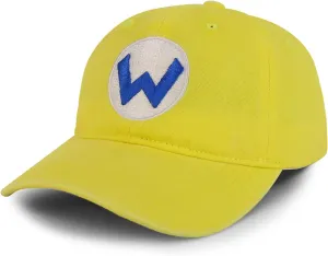 Mario Luigi Embroidered Pigment Dyed Cosplay Costume Ball Cap