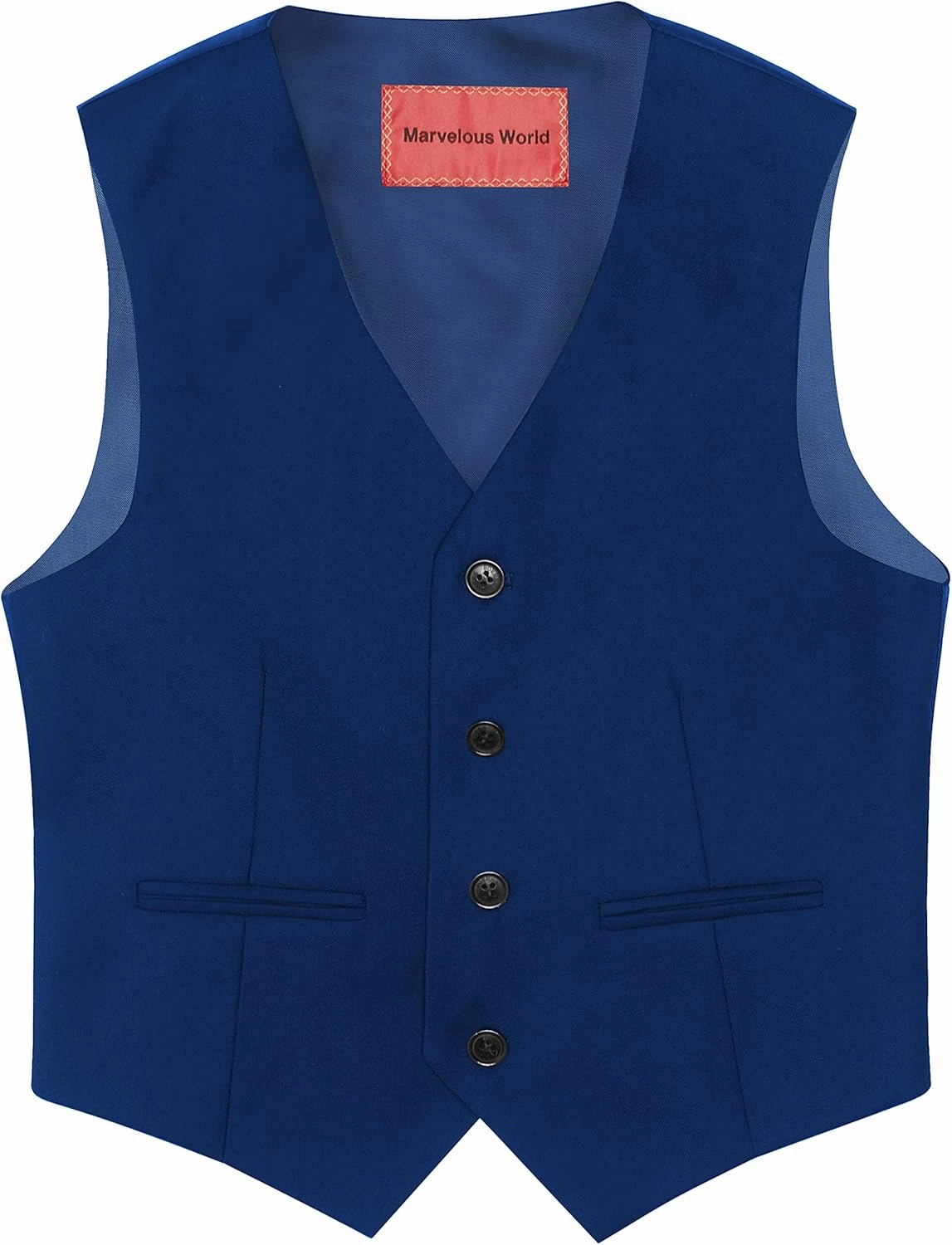 Marvelous World Boys' Formal Slim Fit Suit Set, Adjustable Waist