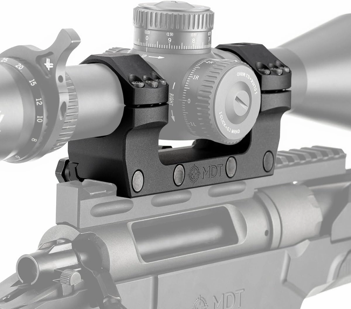 MDT One-Piece Mount Scope Rings - Aluminum 30mm 34mm 35mm Scope Rings, High Precision Pic-atinny Scope Mount Rings, Low/Medium/High Profile Scope Mount for Pic-atinny Rail