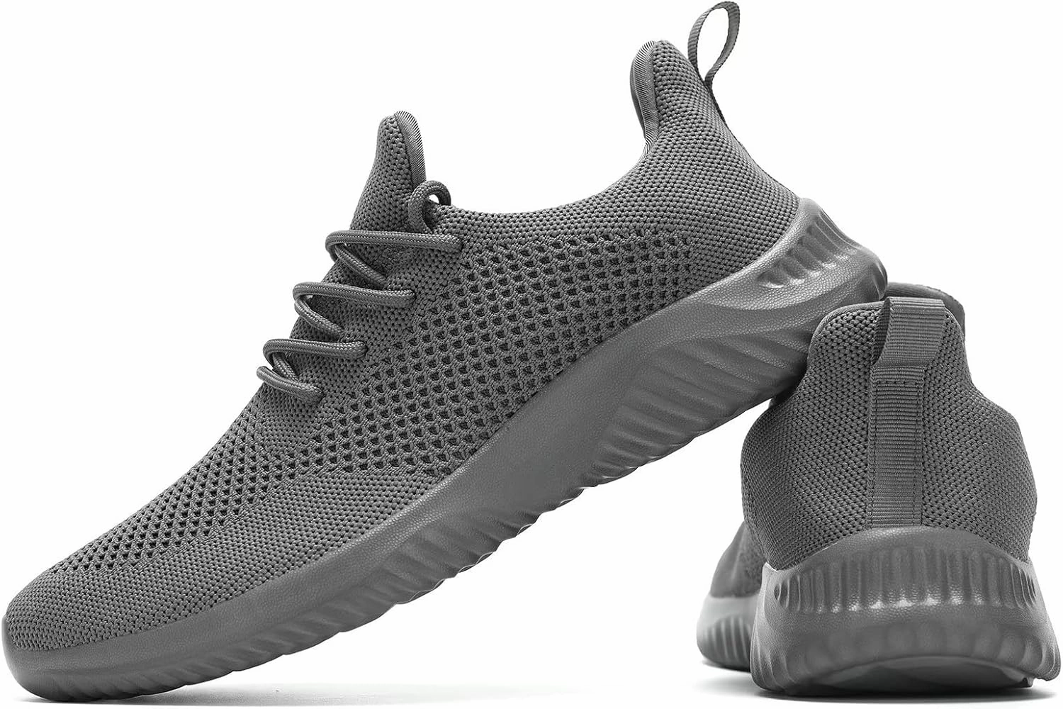 Men's Slip on Walking Shoes Ultra Light Breathable Non Slip Running Shoes Casual Fashion Sneakers Mesh Workout Sports