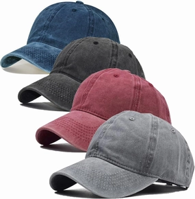 Men Women Baseball Sun Hats Summer Vintage Washed Distressed Baseball Cap Dad Golf Hat for Men Women