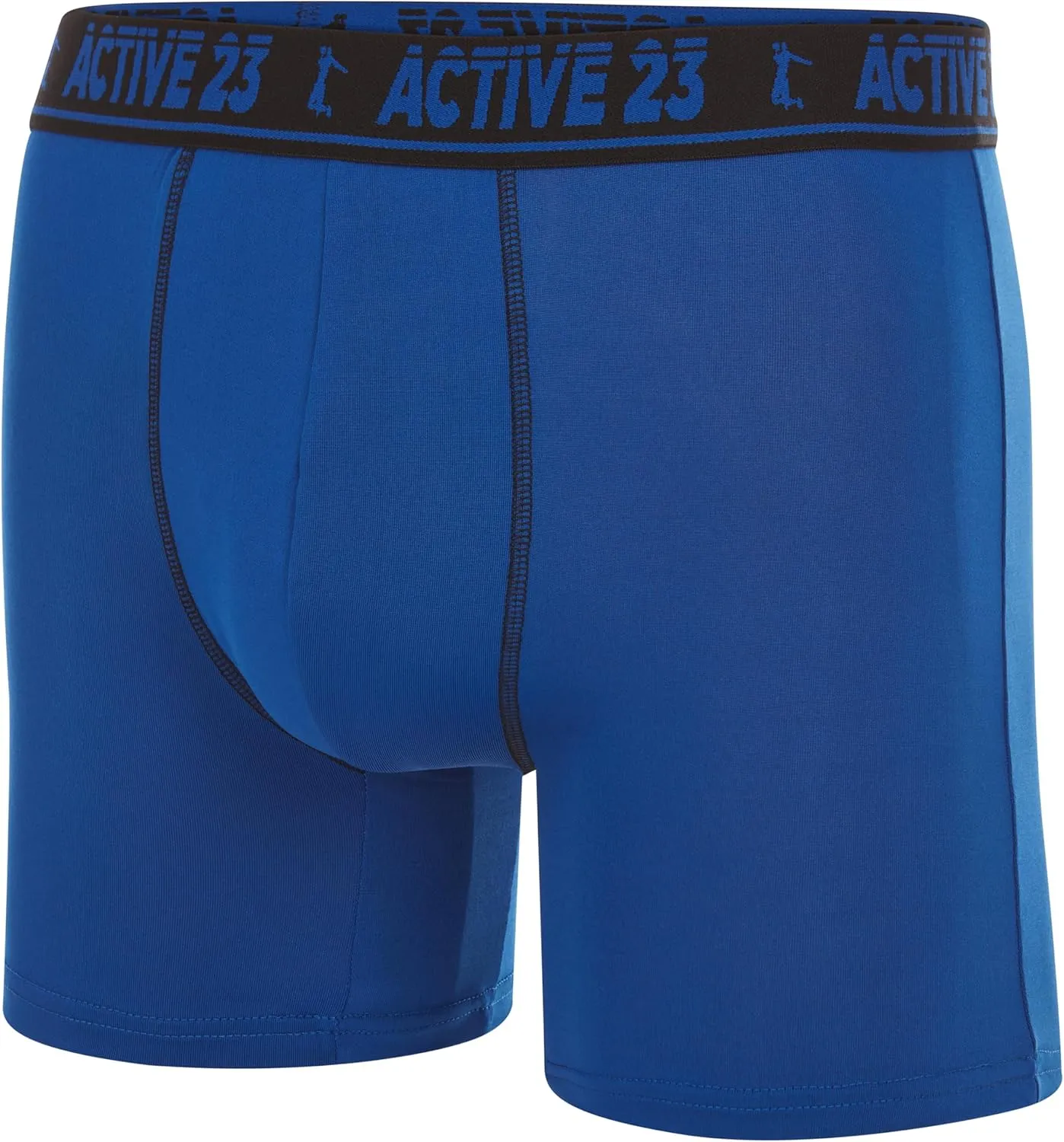 Mens 6, 8, or 10 Pack Dry Fit Performance Boxer Briefs for Men, Cooling Moisture Wicking Athletic Support Underwear