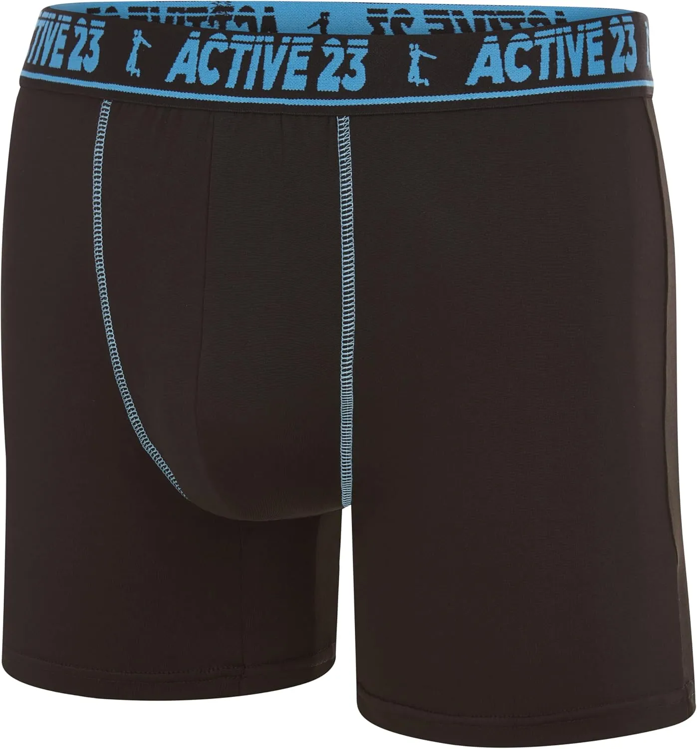Mens 6, 8, or 10 Pack Dry Fit Performance Boxer Briefs for Men, Cooling Moisture Wicking Athletic Support Underwear