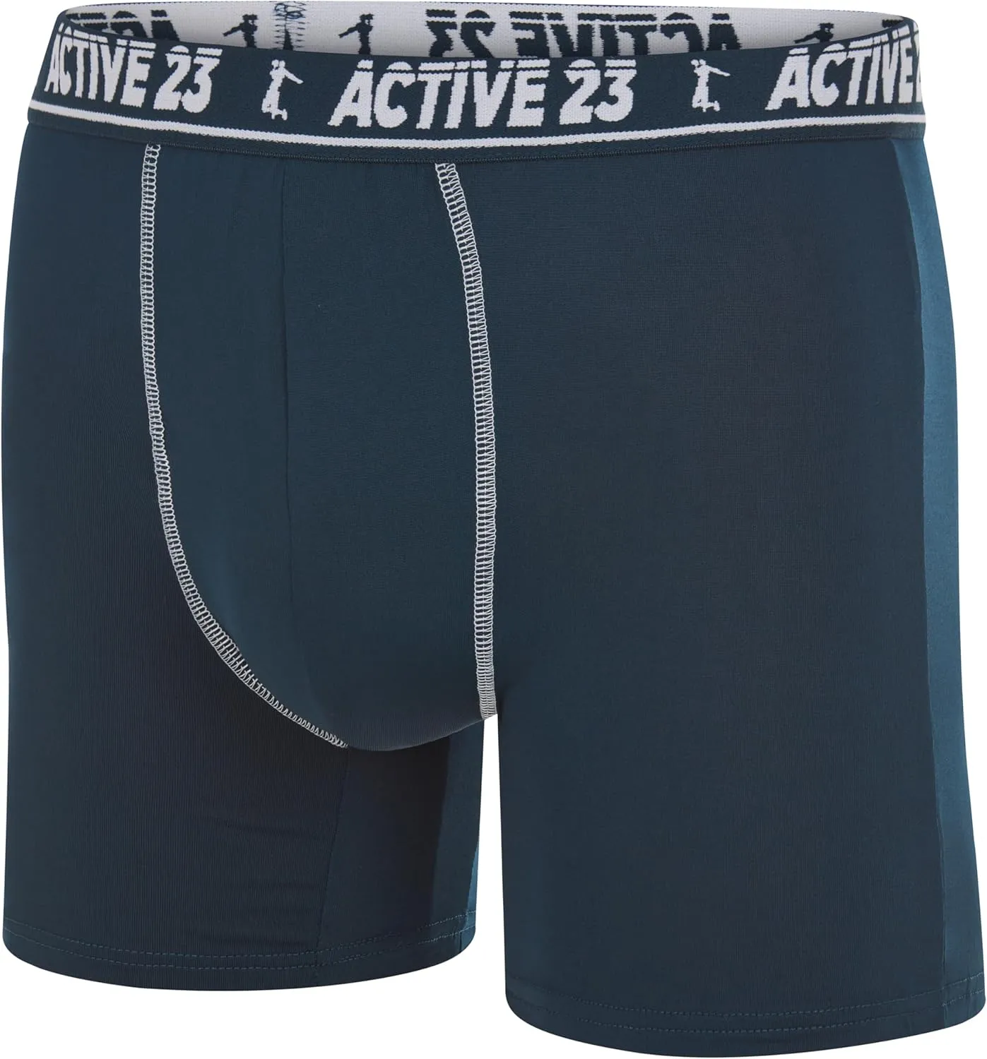 Mens 6, 8, or 10 Pack Dry Fit Performance Boxer Briefs for Men, Cooling Moisture Wicking Athletic Support Underwear