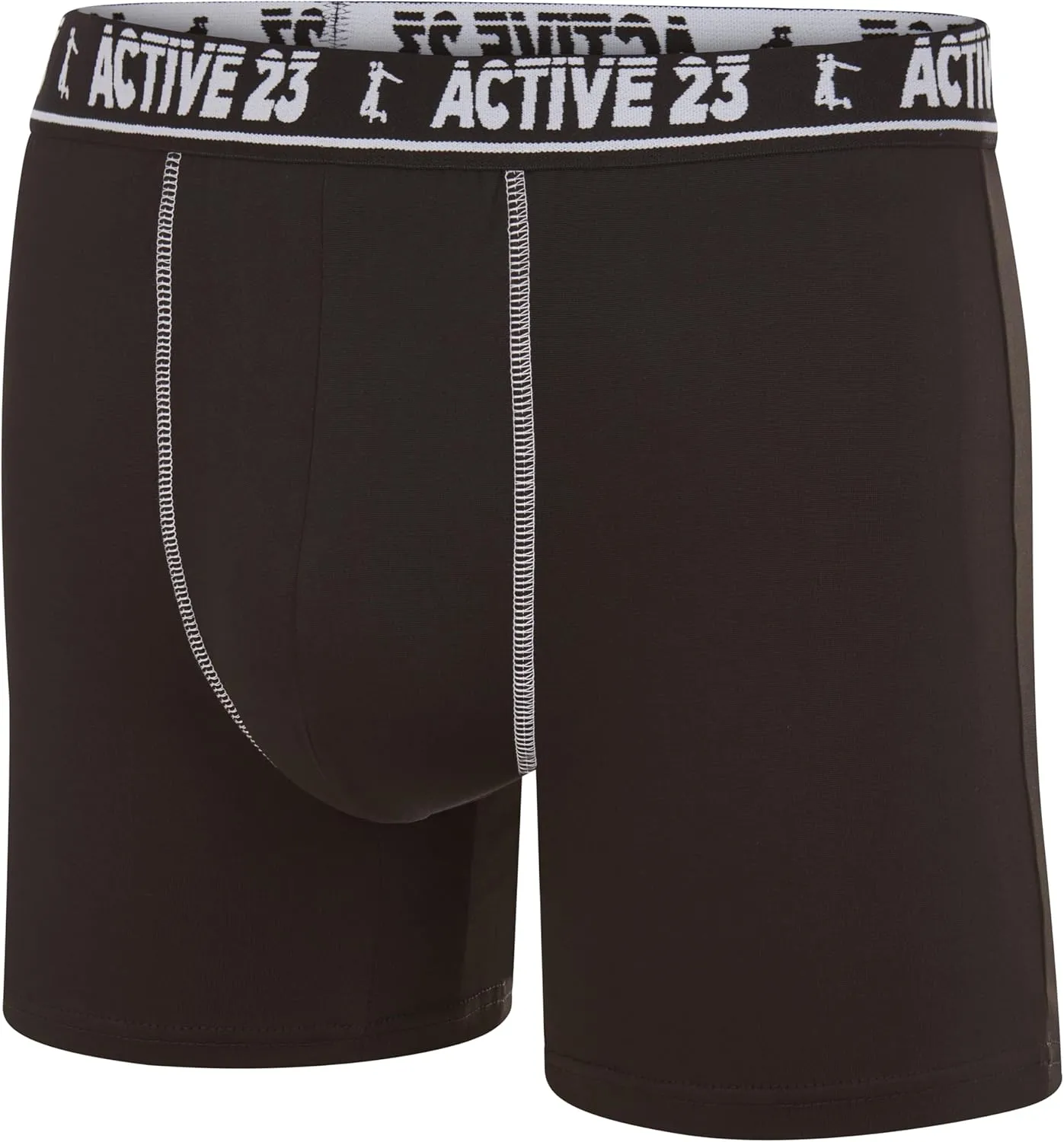 Mens 6, 8, or 10 Pack Dry Fit Performance Boxer Briefs for Men, Cooling Moisture Wicking Athletic Support Underwear