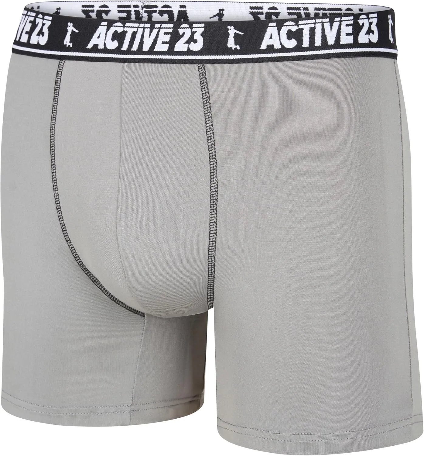 Mens 6 or 8 Pack Dry Fit Performance Boxer Briefs for Men, Cooling Moisture Wicking Athletic Support Underwear