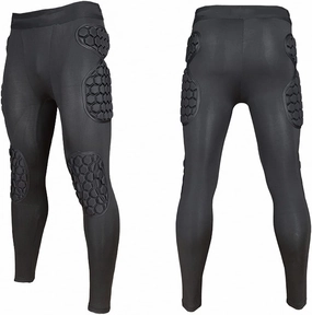 Mens Padded Compression Shorts with 6- Pad Football Girdle for Mens, Padded Compression Pants with Football Girdle Adult for Baseball Soccer Basketball
