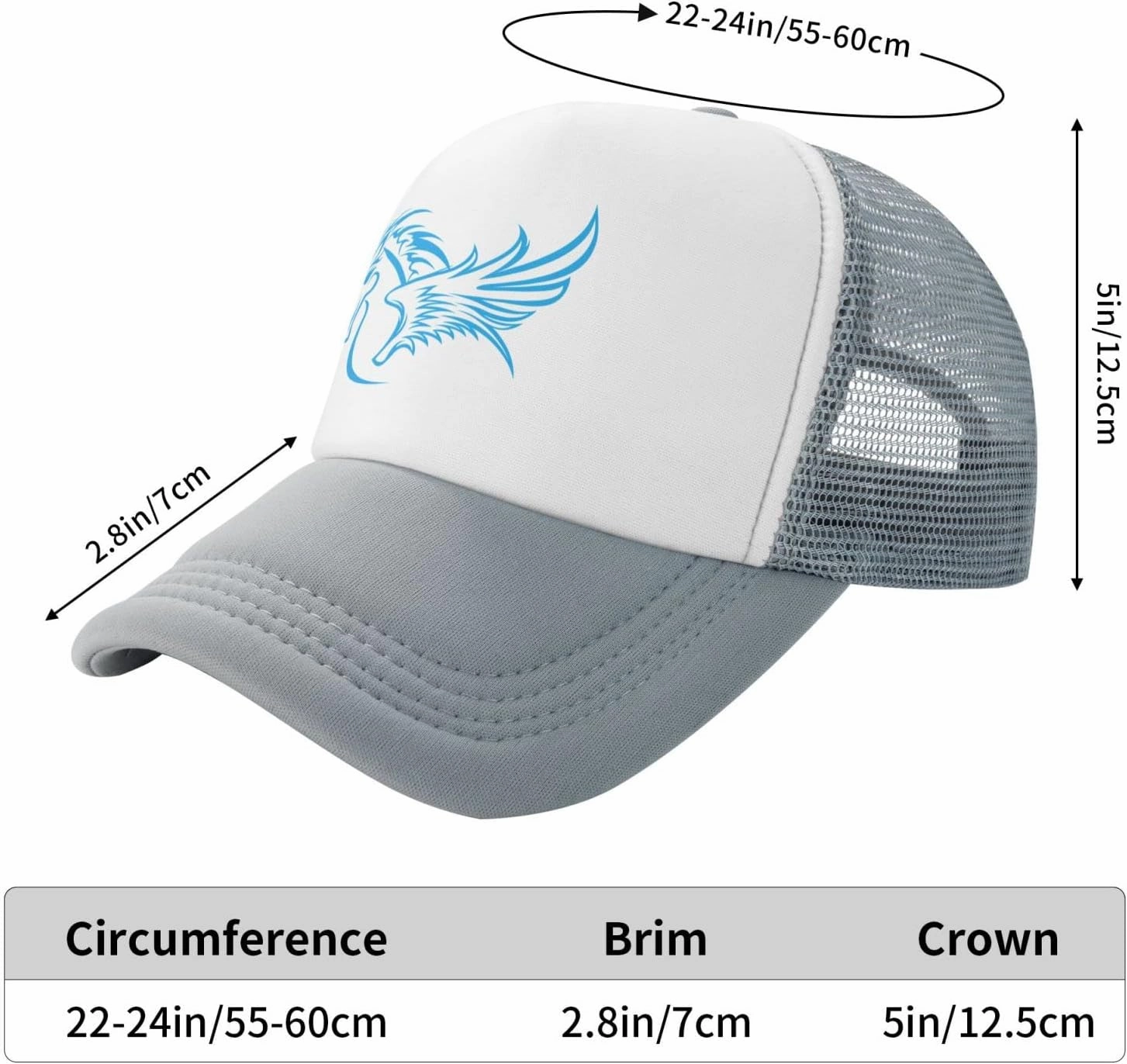Mesh Dad Hat Adjustable Washed Panda Butterfly Baseball Dad Cap Funny Distressed Ball Trucker Cap