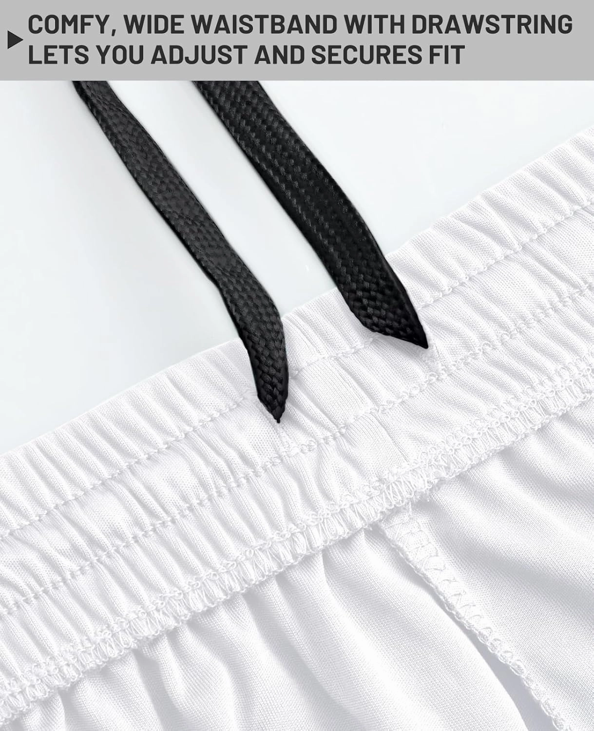 MIER Men's Soccer/Basketball/Athletic Shorts Without Pockets No Liner Running Workout Training, 3 Pack