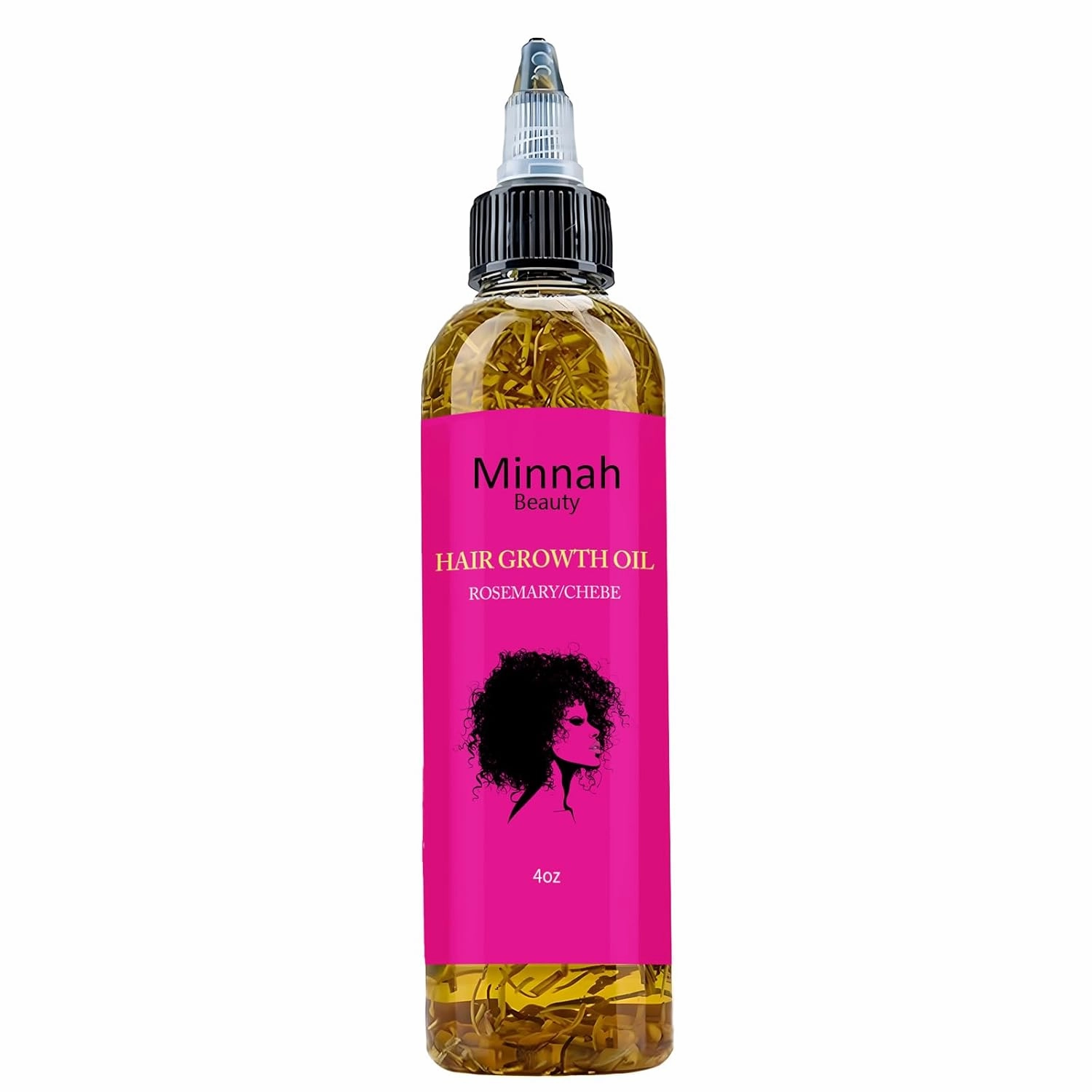 Minnah Beauty Hair Growth Oil - Extra Strength Rosemary   Fenugreek Herbal Hair Growth Oil for Nourished Skin