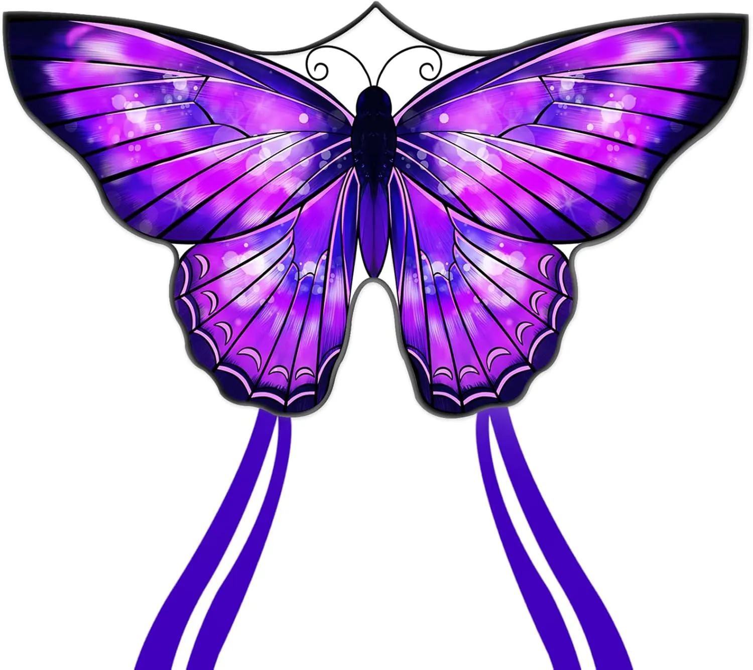 Mint's Colorful Life Butterfly Kite for Kids & Adults Easy to Fly, Large Single Line Kites with 300ft String Kite Handle