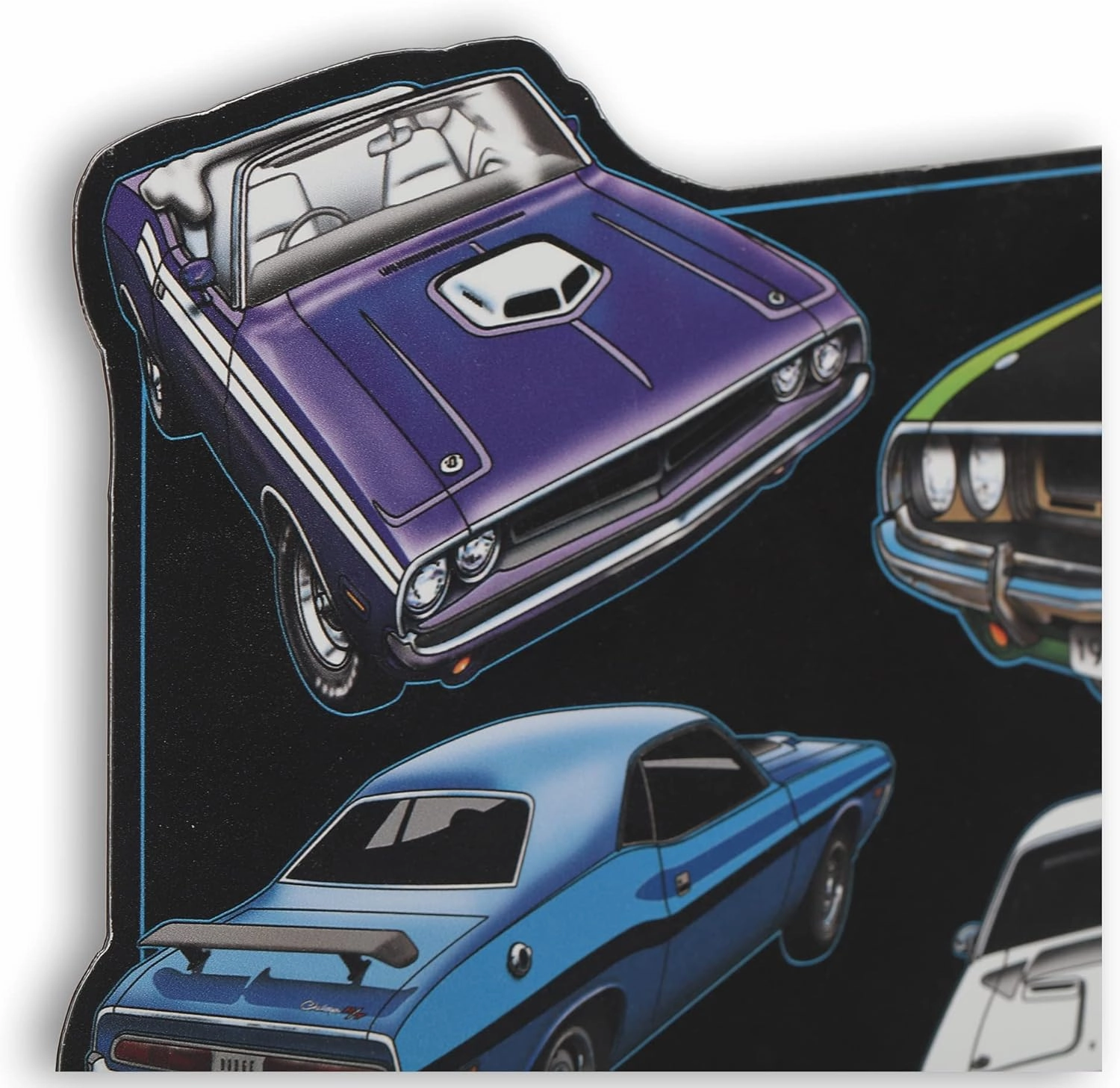 Mopar Collage Metal Sign - Large Classic Mopar Sign for Garage or Man Cave