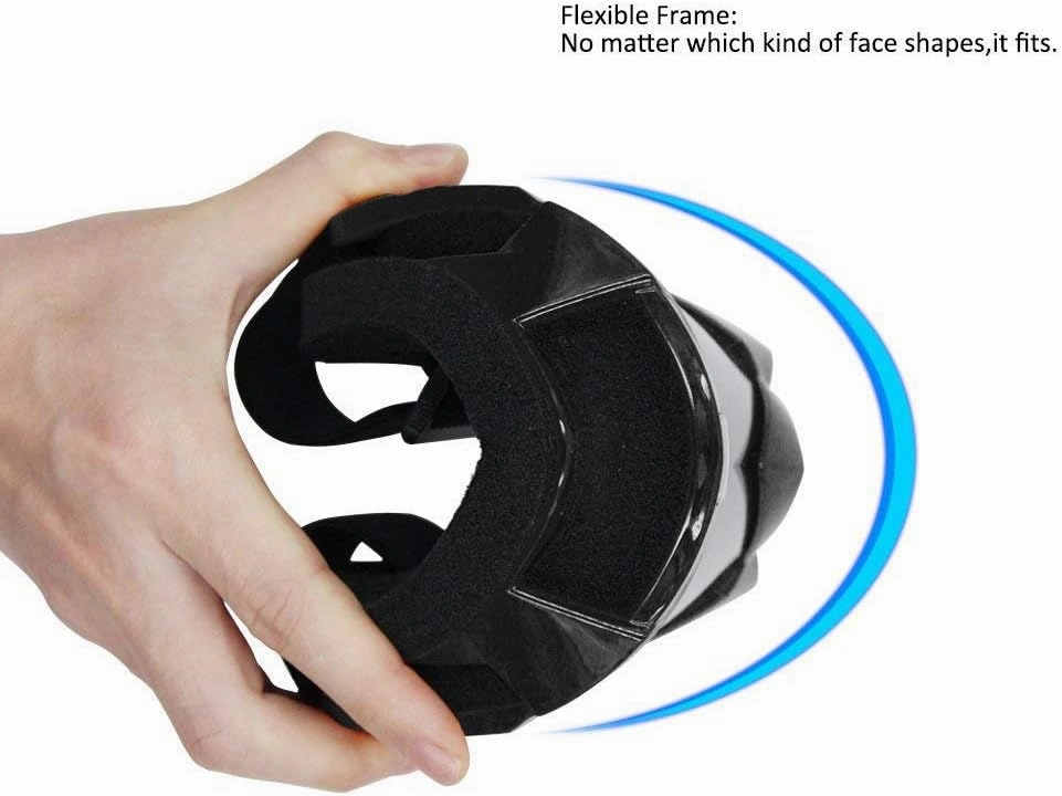 Motorcycle Goggles Dirt Bike Goggles Anti UV Safety Goggles Anti Scratch Motocross Goggles Dustproof Motorcycle Glasses Motorbike Goggles for Cycling Riding Climbing Skiing-Sliver Lens