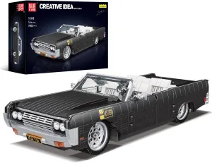 Mould King 10118 Sports Car Building Block Kits, MOC Classic Vintage Car Model Building Sets, Gift for Kids Age 8 /Adult Collections Enthusiasts (1903 Pieces, Static Version)
