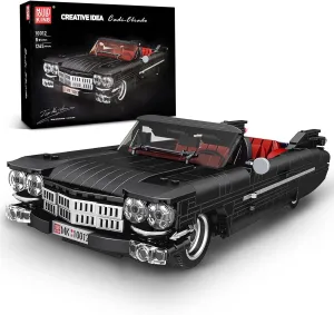 Mould King Sports Car Building Block Kits, MOC Racing Model Building Sets, Convertible Gifts for Kids Age 8 /Adults Collections Enthusiasts - 1,245 Pieces