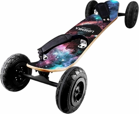 MountainBoard All Terrain Skateboard Kiteboard Cross Country Mountainboard Big Wheel Downhill Longboard All Terrain Longboard Kite Board with Bindings for Cruising and Downhill