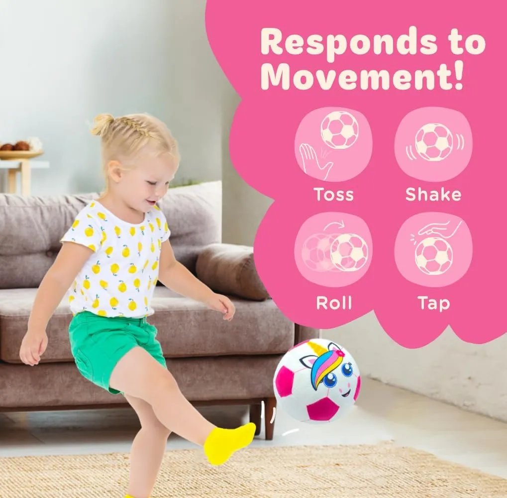 Move2Play, Hilariously Interactive Toy with Music & Sound Effects | Birthday Gift for Boy & Girl | Ball for Toddler & Baby | Indoor/Outdoor | 1, 2, 3  Year Old