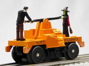 MTH RAILKING Halloween (Orange) Operating Hand CAR MOW 30-5241