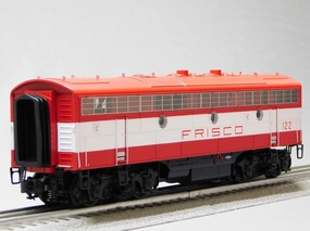 MTH Premier Frisco F-7 B Unit #122 Non Powered Diesel O Gauge 20-21805-3, Black