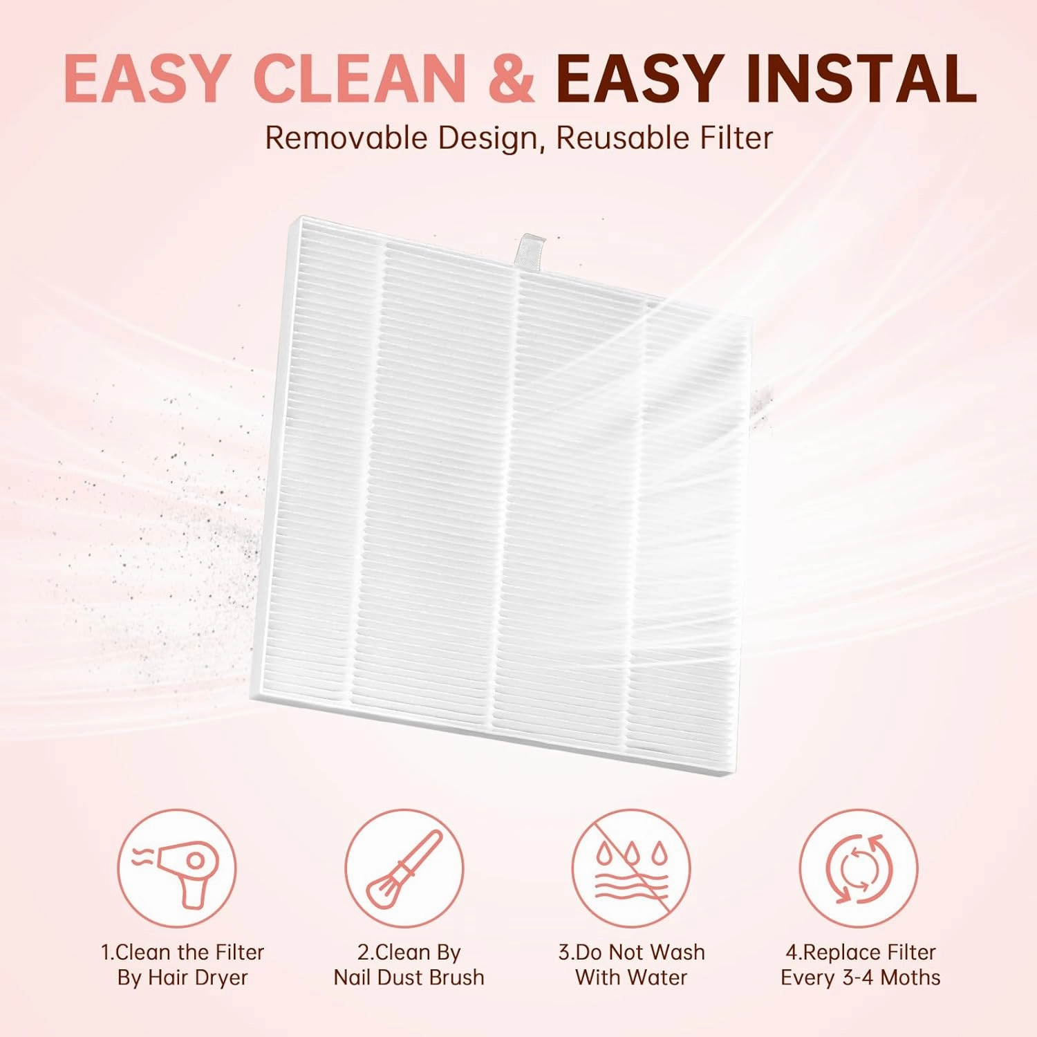 Nail Dust Collector, Cordless Dust Collector Nail Tech, Powerful Vacuum Fan Vent Dust Collector Extractor Dust Suction Machine for Acrylic Nails Polishing, Nail Salon