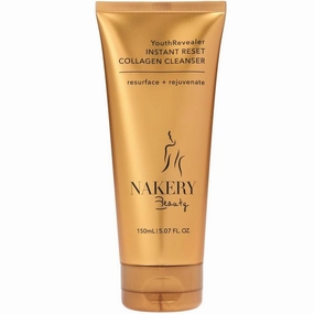 Nakery Face Cleanser for Women - Youth Revealer Facial Wash with Collagen - 10 in 1 Moisturizing Face Wash Exfoliating Cleanser for Dry & Textured Skin - Cleanser Face Wash For Smooth & Plump Skin