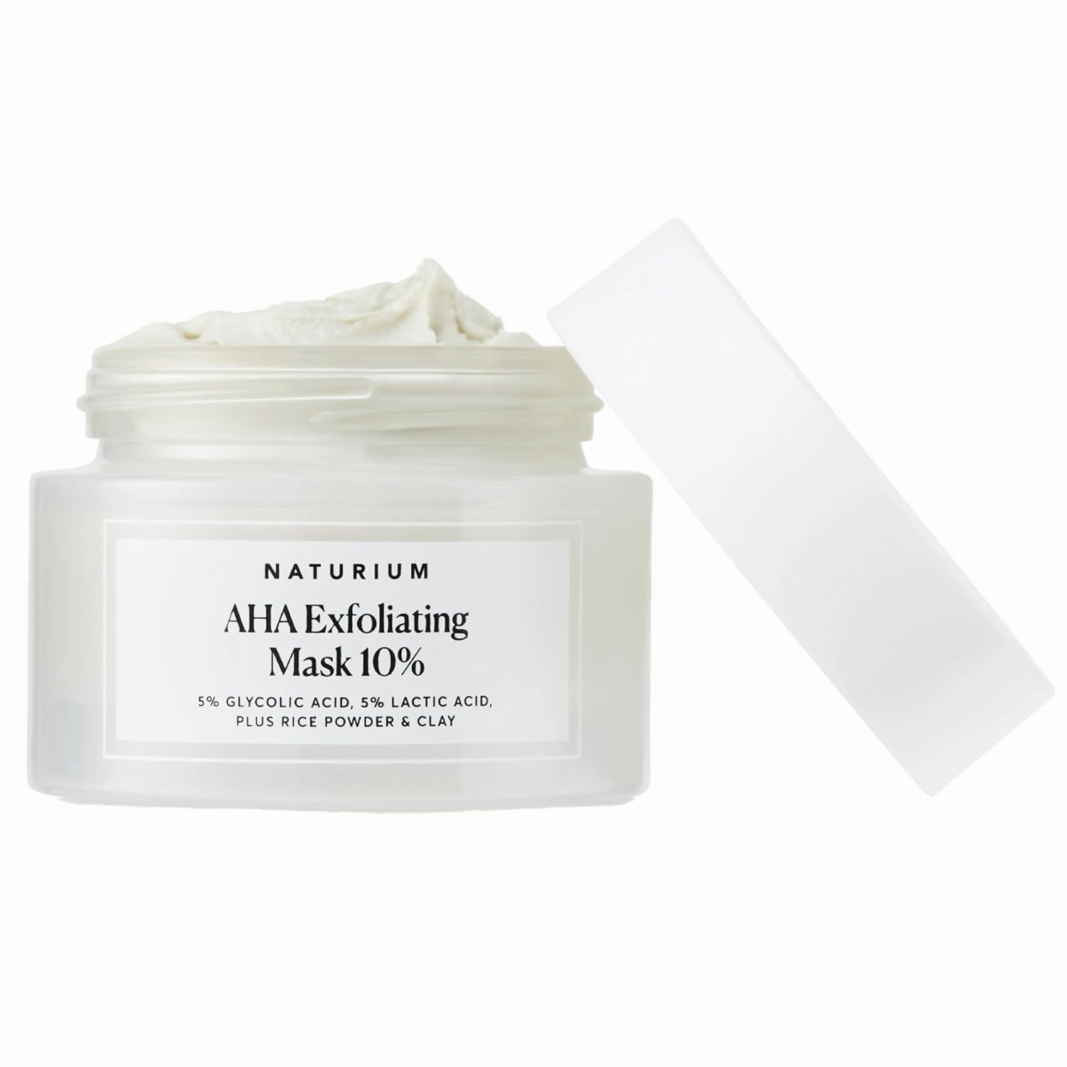 Naturium AHA Exfoliating Mask 10%, Exfoliating Skincare with Glycolic & Lactic Acids, Resurfaces Skin for Radiant Complexion, Vegan & Cruelty-Free, 1.7 oz