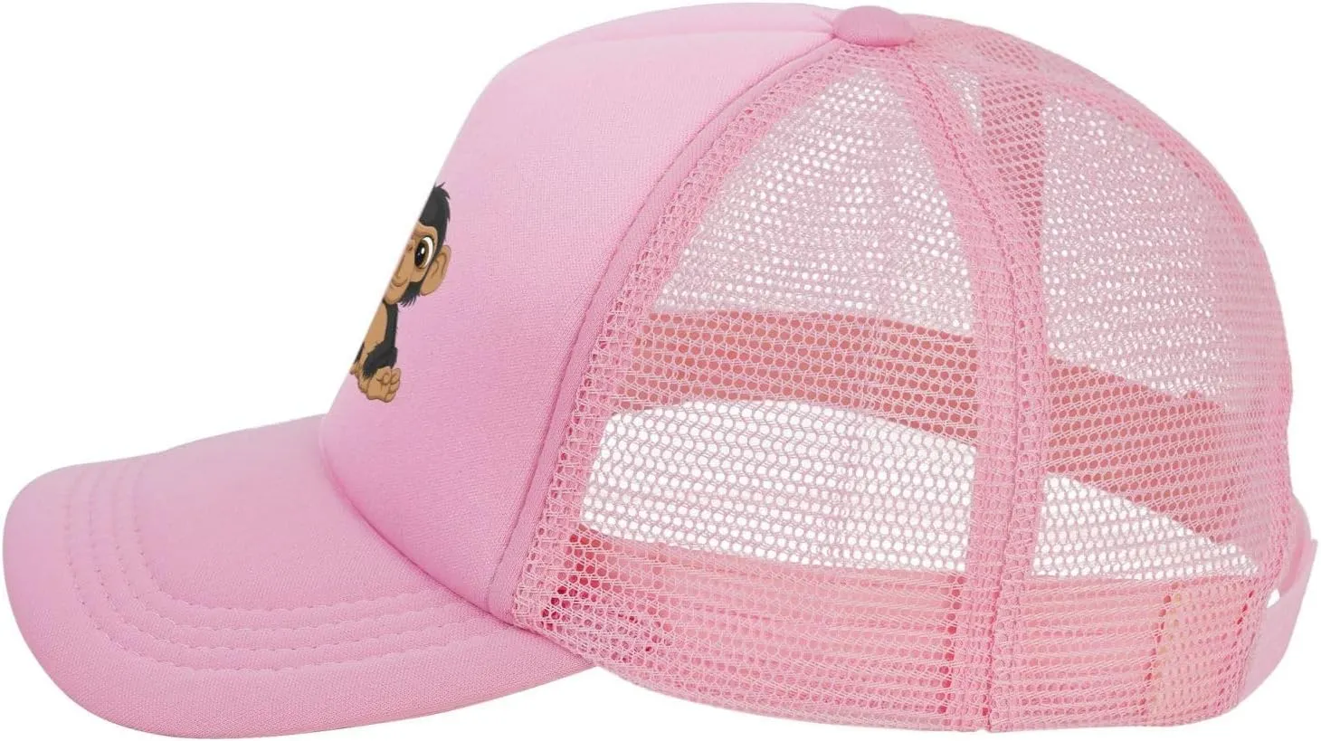 Naughty Monkey Baseball Cap for Men Women Adjustable Mesh Trucker Hat Golf Ball Caps