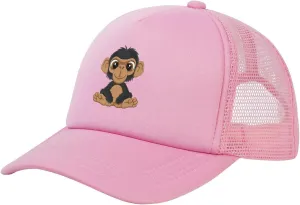 Naughty Monkey Baseball Cap for Men Women Adjustable Mesh Trucker Hat Golf Ball Caps