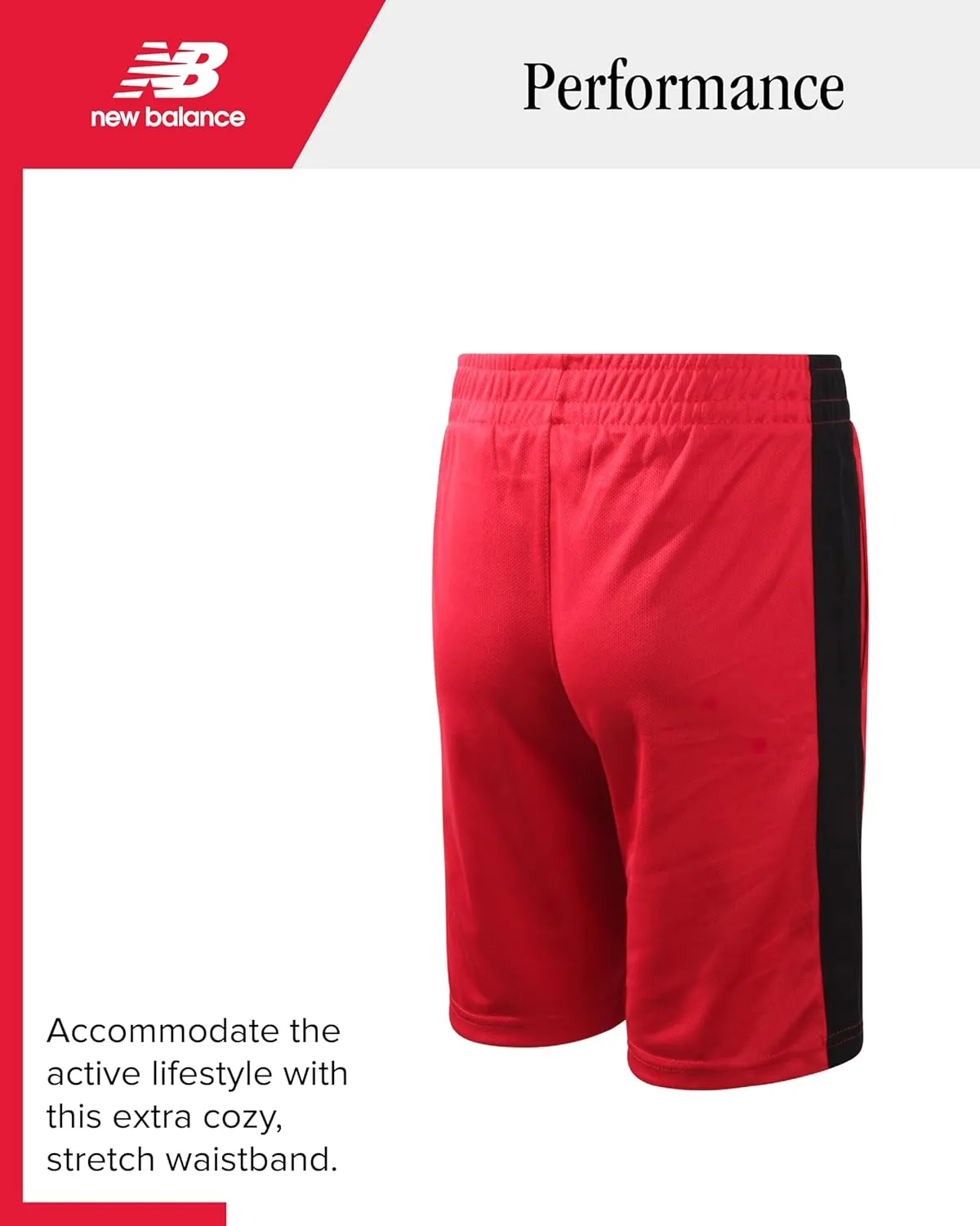 New Balance Boys Athletic Shorts - 4 Pack Moisture-Wicking Performance Mesh Shorts for Boys for Running and Sports (4-20)