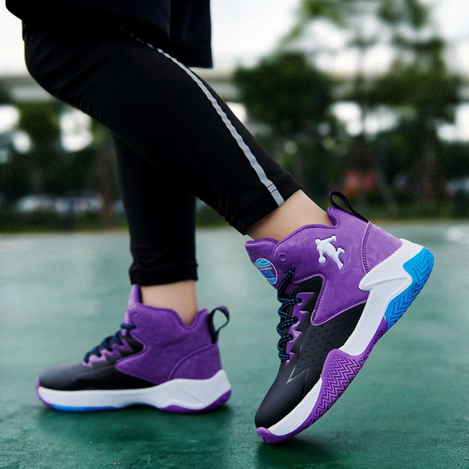 New Anti Slip and wear-Resistant Children's Basketball Shoes
