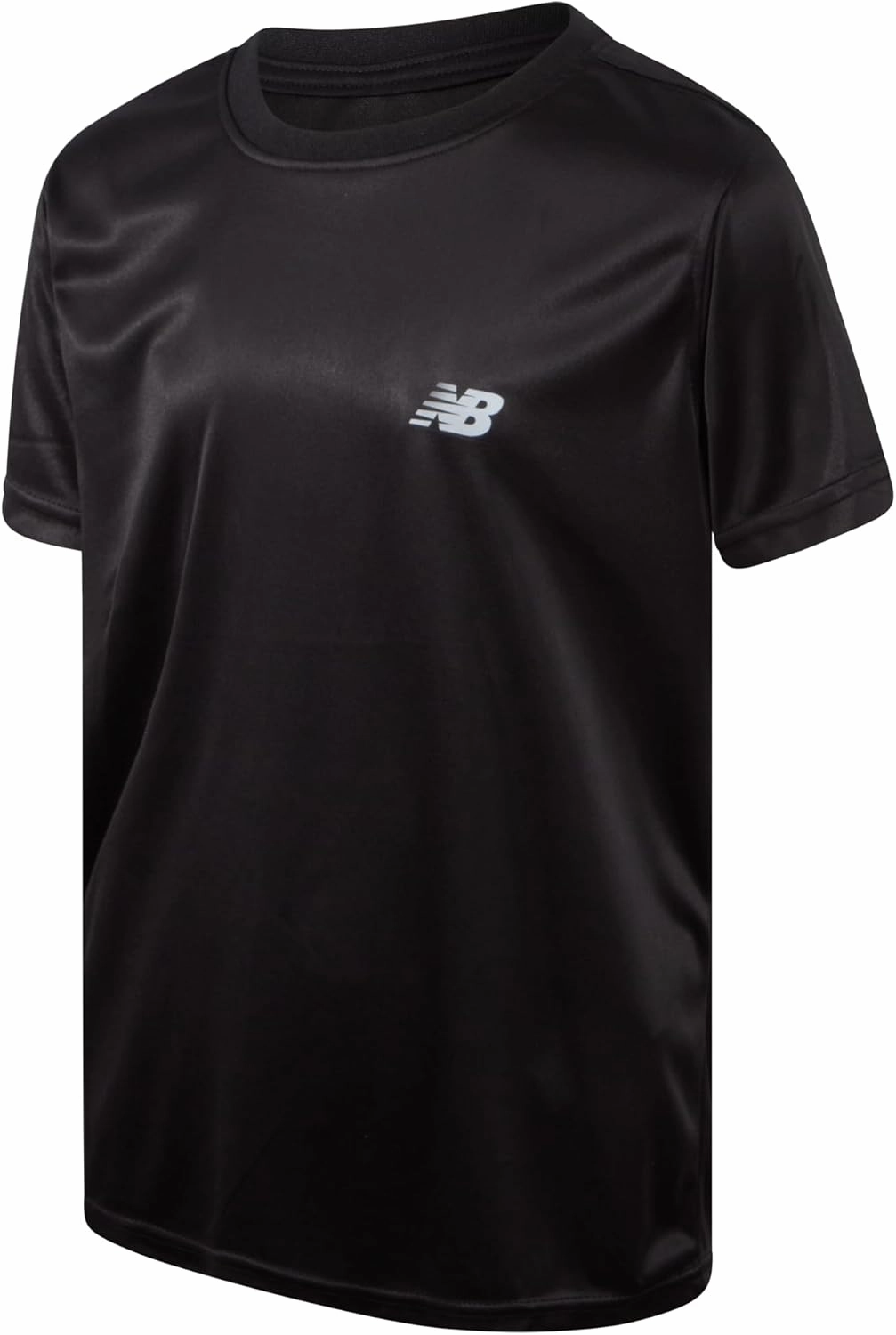 New Balance Boys' Active T-Shirts - 4 Pack Short Sleeve Crew Neck Athletic Performance Dry Fit Shirts for Boys (Sizes: 4-20)