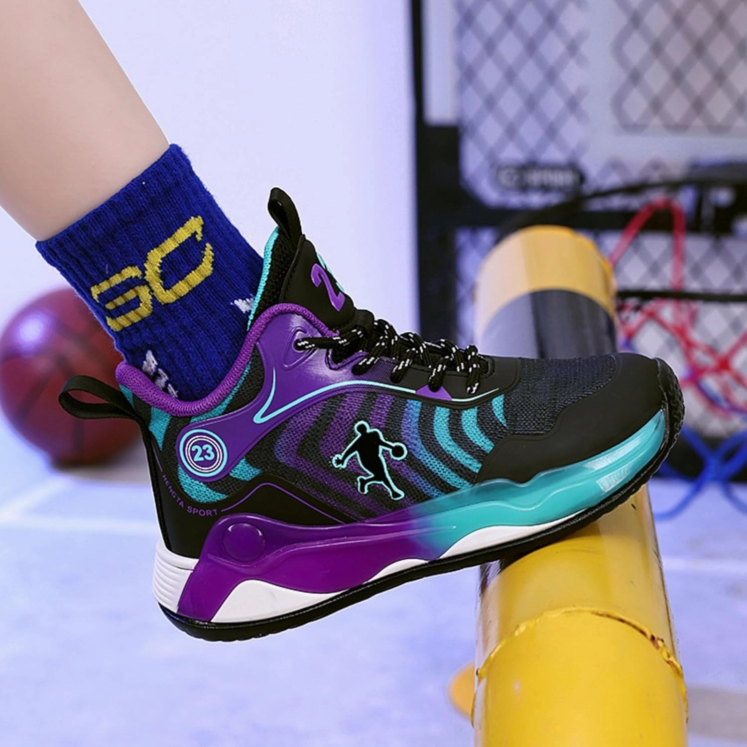 New Children's Non Slip Sports Basketball Shoes