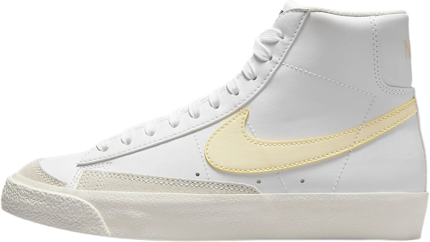 Nike Blazer Mid '77 Big Kids' Shoes (DA4086-130, White/Summit White/Sail/Alabaster)